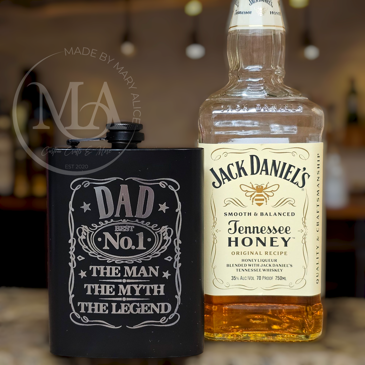 The Best Dad Flask