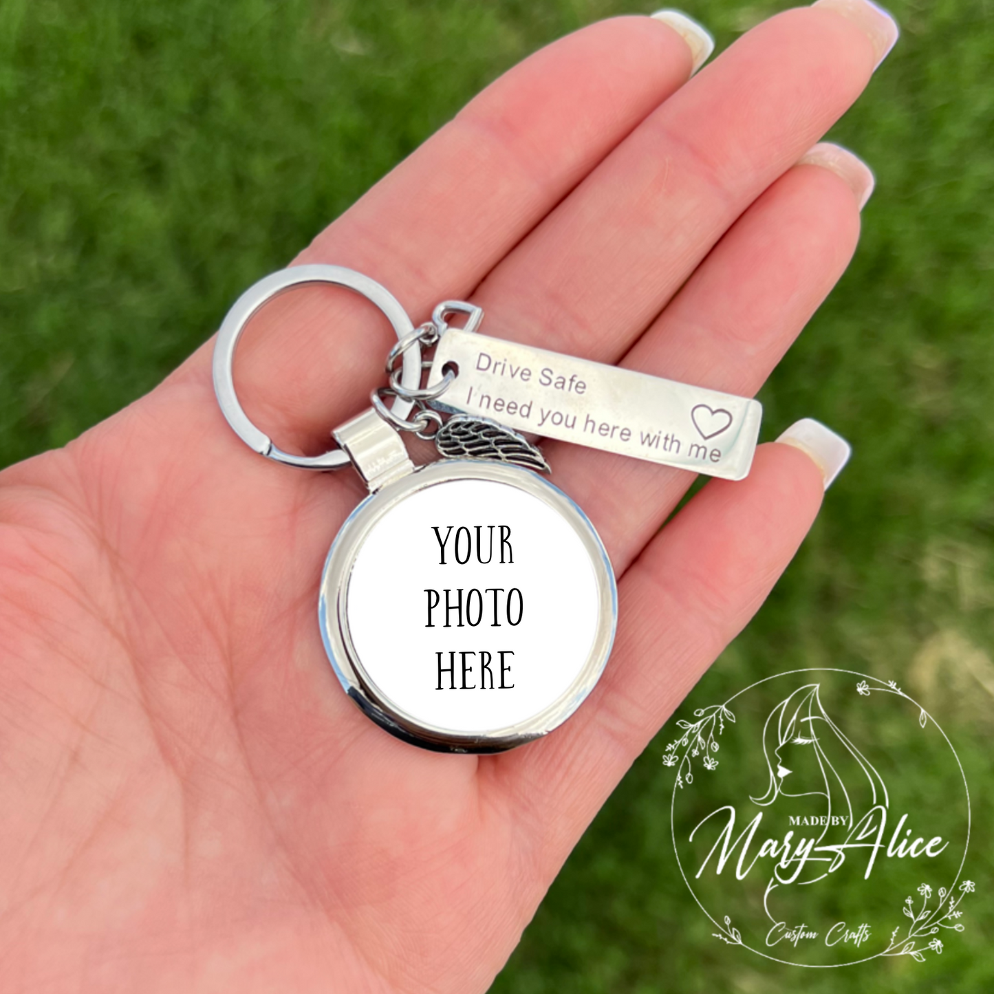 Keychain with Charms (optional)