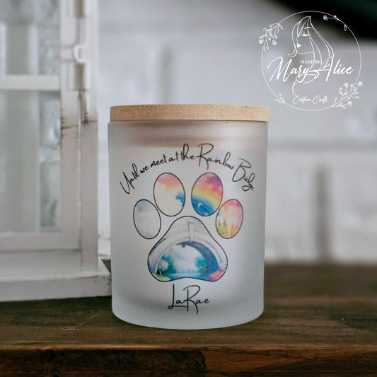 Rainbow Bridge Candle