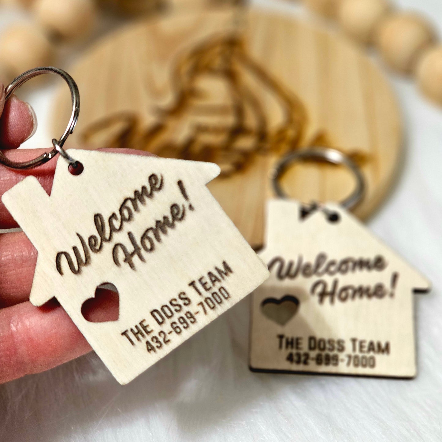 Welcome Home Keychain