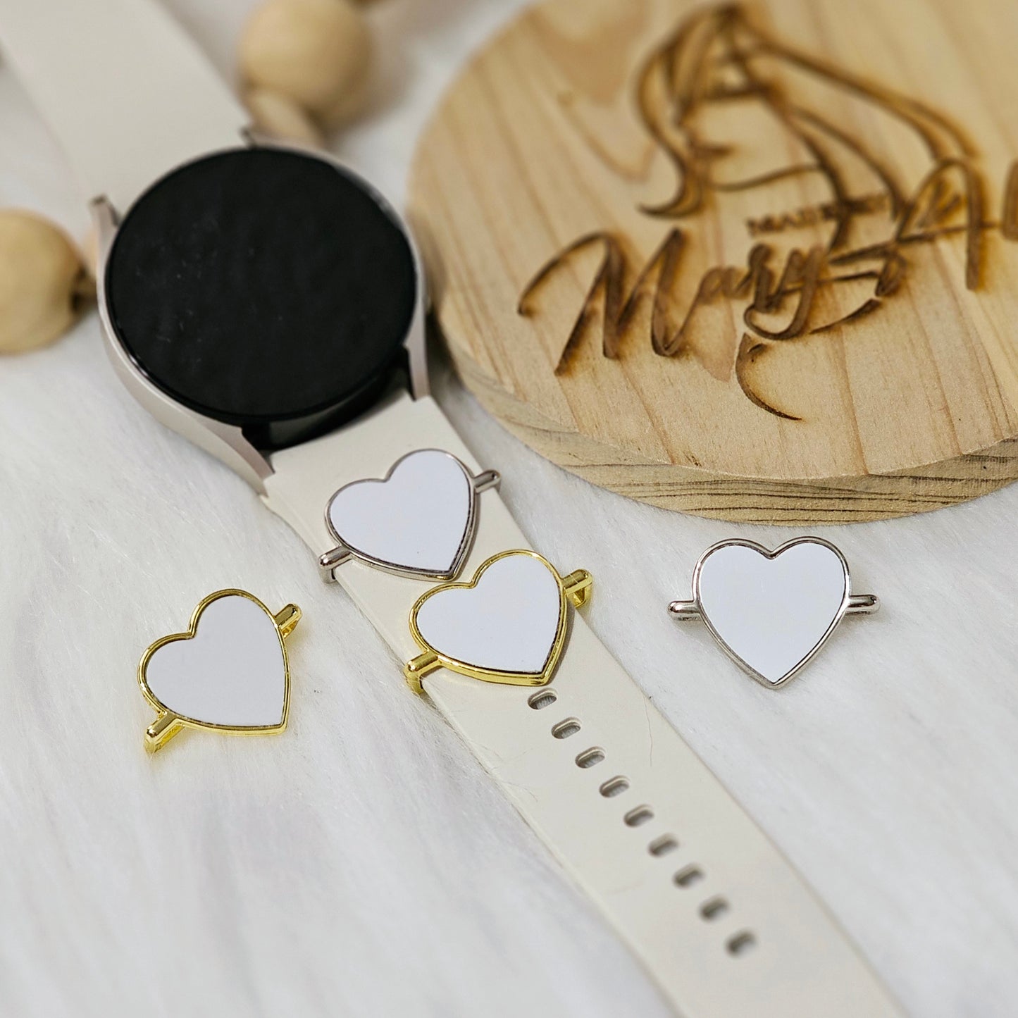 Watch Band Charm - Heart