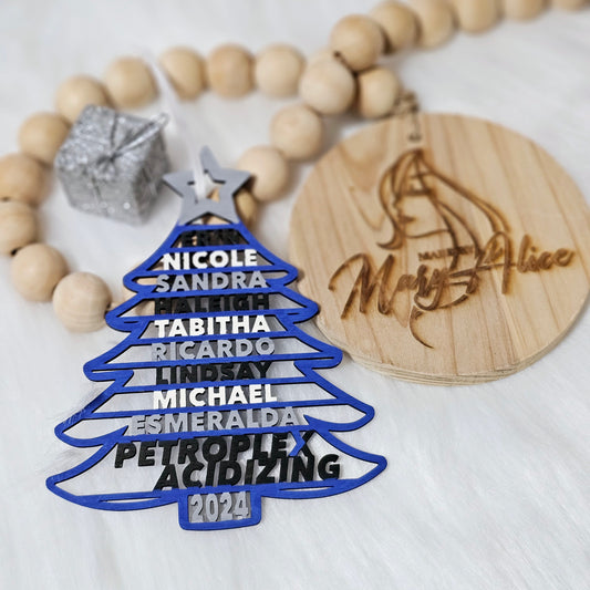 Name Tree Ornament
