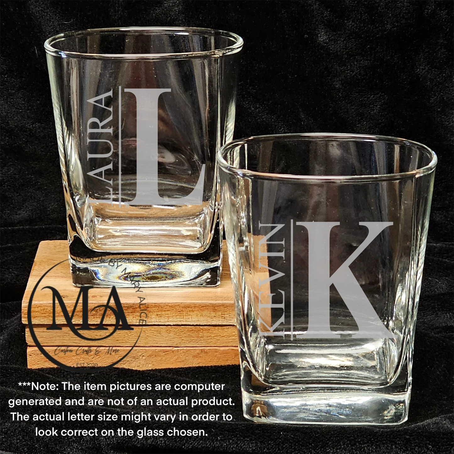 Name Whiskey Glass