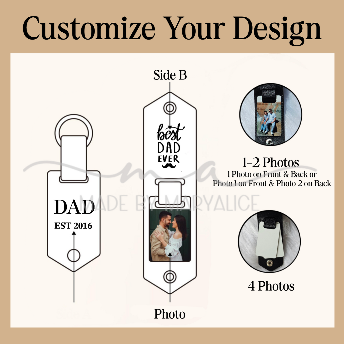 Leather Keychain