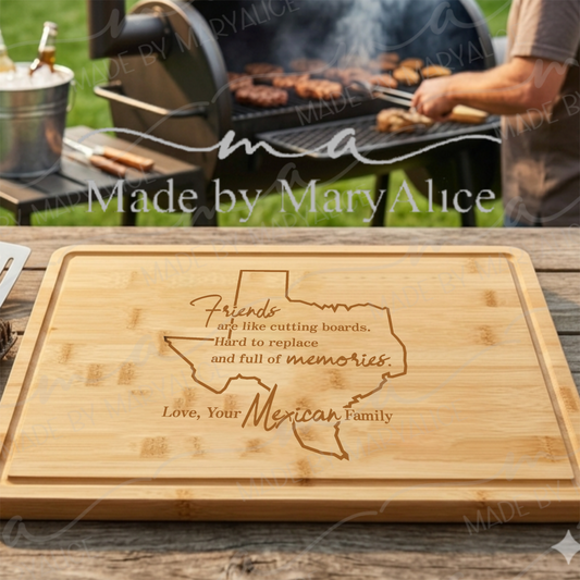 Friends Cutting Board
