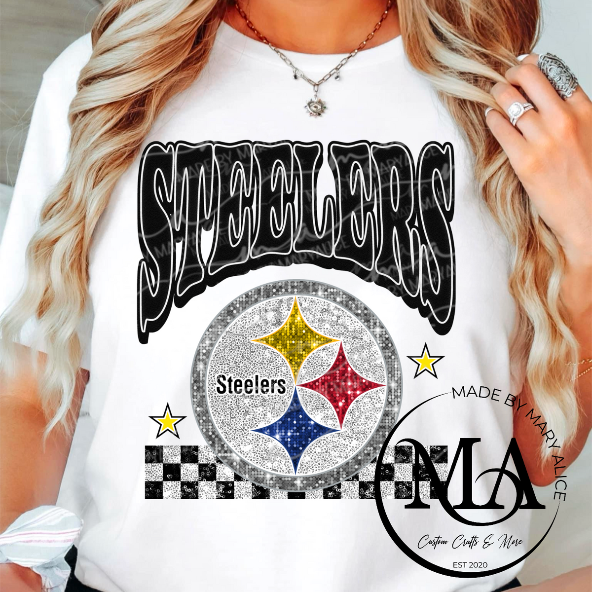 Faux Bling Sports Tee