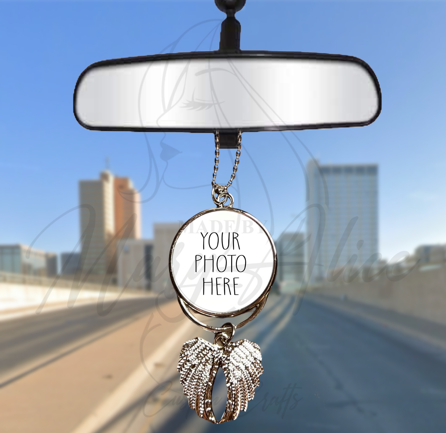 Personalized Ornaments with Wings