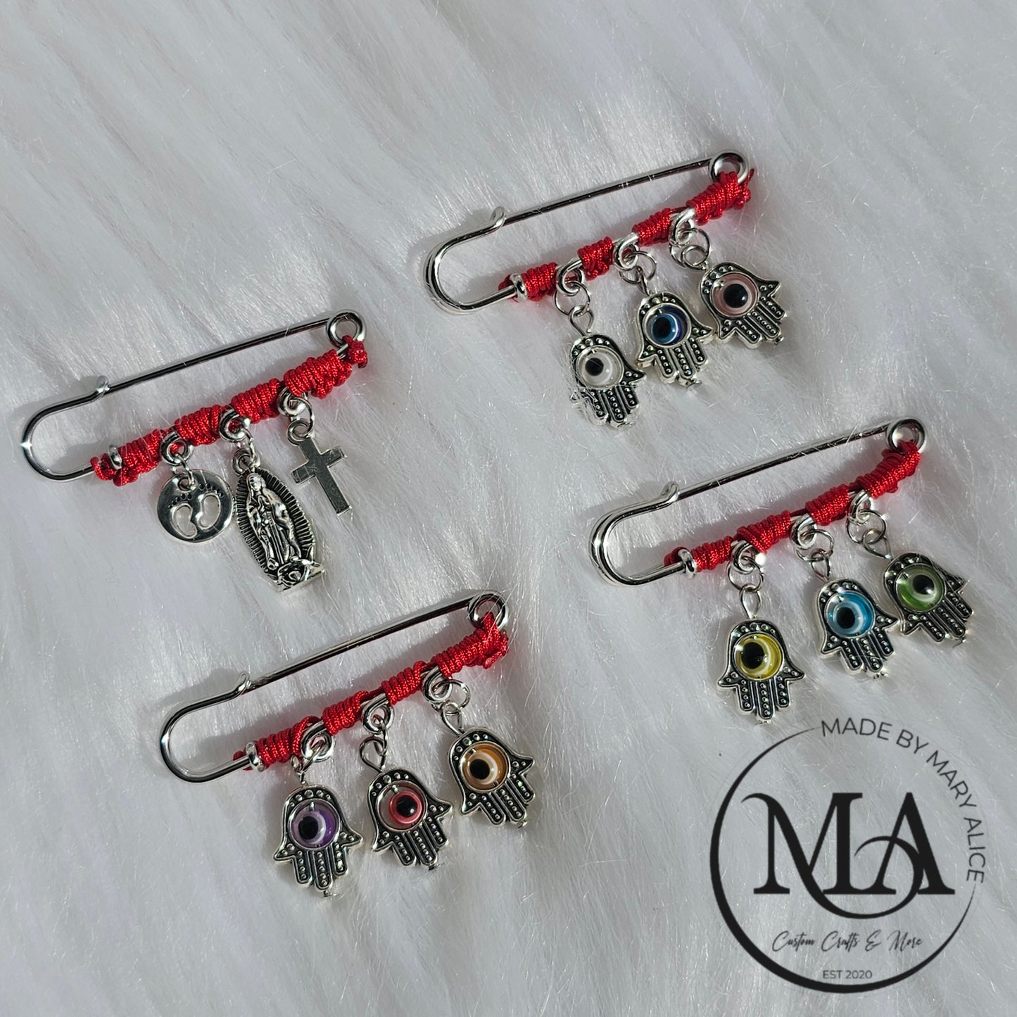 3 Charm Protection Pin