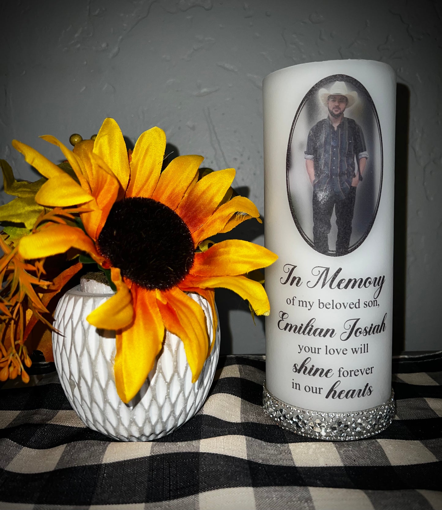 Personalized Memorial Candle